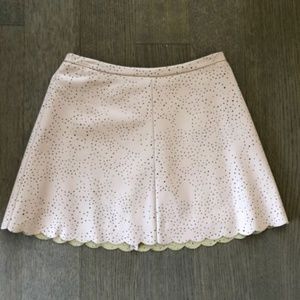 BCBGMaxazria Faux Leather Skirt